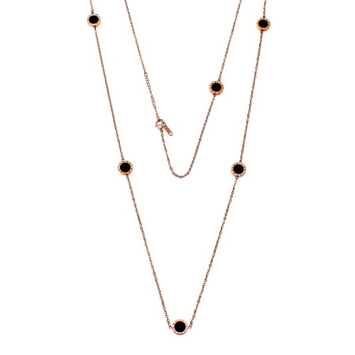 Κολιέ Γυναικείο SΕΝΖΑ Rose Gold Steel - SSD2161RG