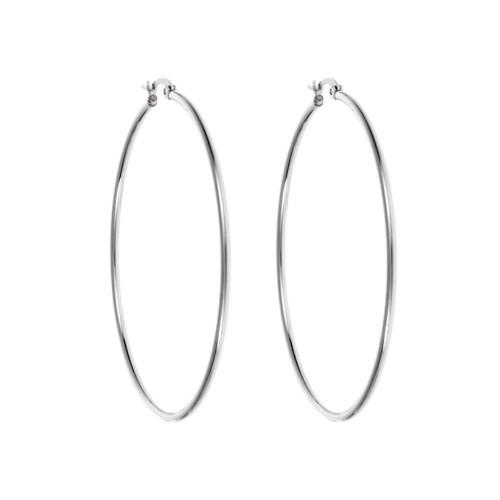 Σκουλαρίκια SENZA Steel 7cm - SSD2974SR