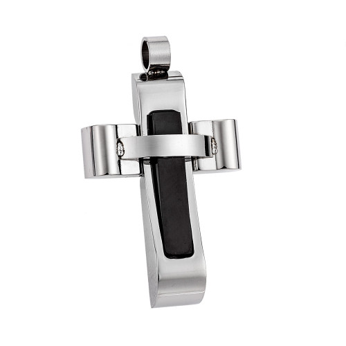 Σταυρός SENZA Mens Steel - SSD3417