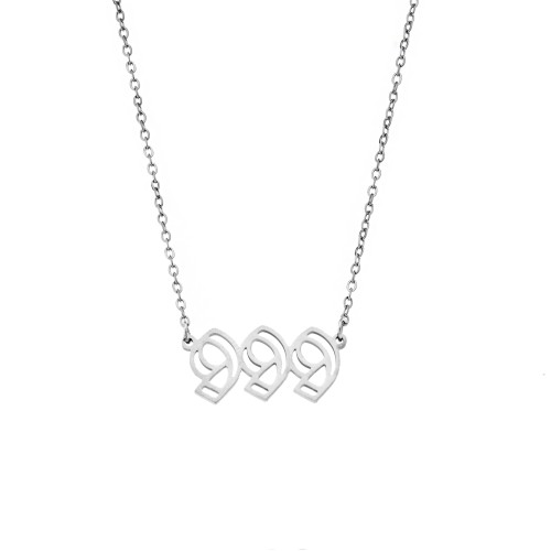 Κολιέ Senza Stainless Steel, Angel Numbers - SSD5204-9SR