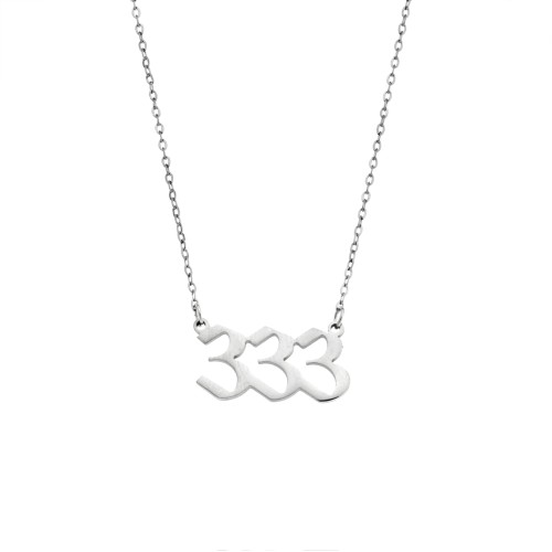 Κολιέ Senza Stainless Steel, Angel Numbers - SSD5205-3SR