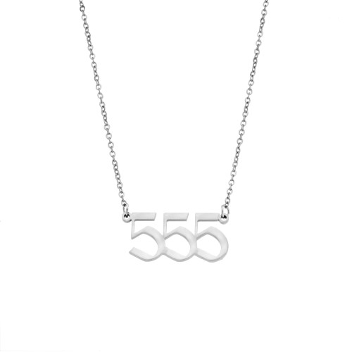 Κολιέ Senza Stainless Steel, Angel Numbers - SSD5205-5SR