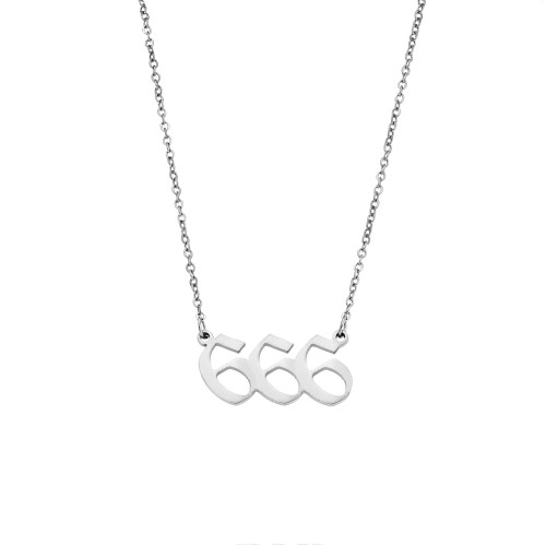 Κολιέ Senza Stainless Steel, Angel Numbers - SSD5205-6SR