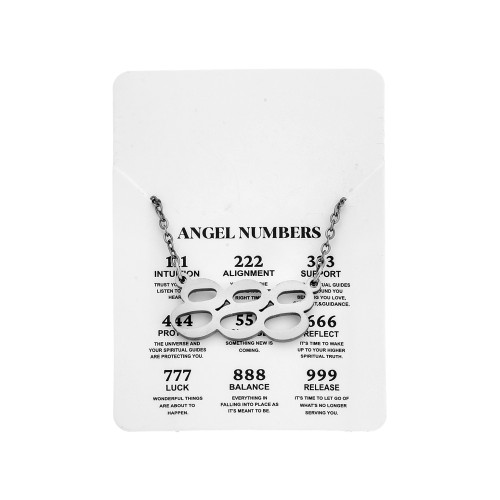 Κολιέ Senza Stainless Steel, Angel Numbers - SSD5205-8SR