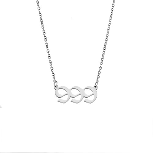 Κολιέ Senza Stainless Steel, Angel Numbers - SSD5205-9SR