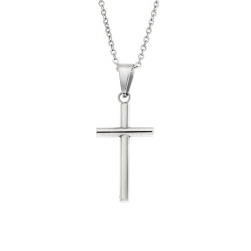 Μοτίφ Senza Men's Steel, Σταυρός από Ατσάλι - SSD5561SR