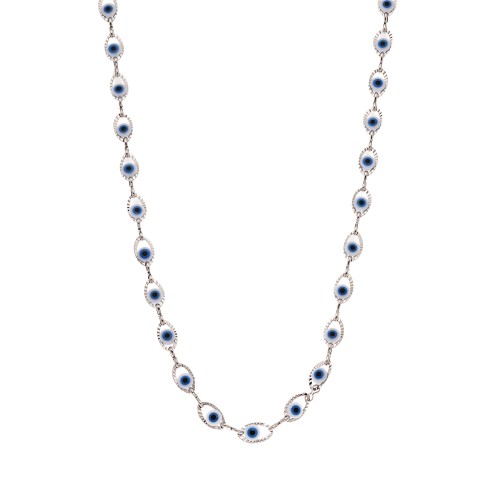 Καδένα Senza Stainless Steel Silver, με Ματάκια - SSD5654SR