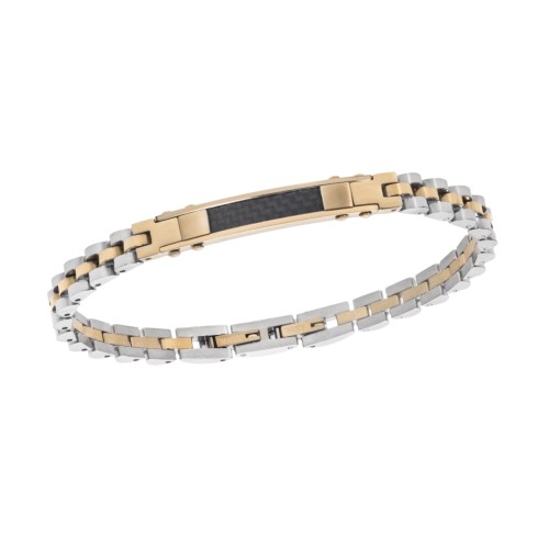 Βραχιόλι Senza Men's Gold Stainless Steel - SSD5948SGD