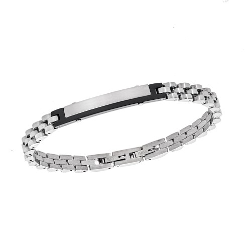 Βραχιόλι Senza Men's Black Stainless Steel - SSD5955SBK