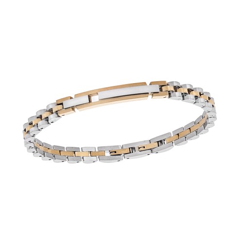 Βραχιόλι Senza Men's Gold Stainless Steel - SSD5958SGD