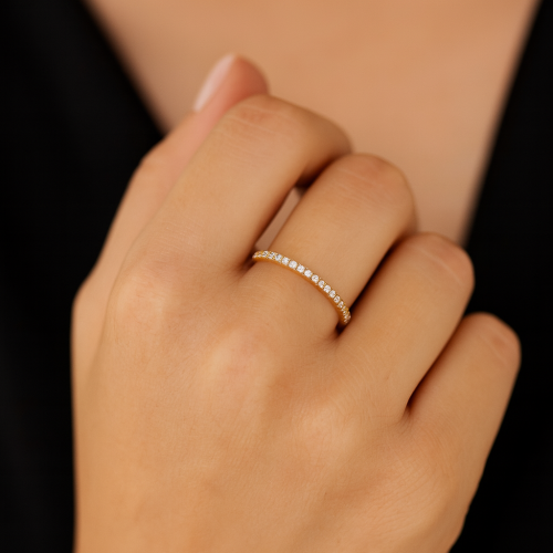 Δαχτυλίδι Senza επιχρυσωμένο ασήμι 925, βεράκι με ζιργκον - SSR4516GD